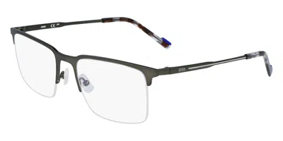Zeiss Zs23125 303 Men's Glasses Green Size 53 - Free Lenses - Blue Light Block Available In Satin Green