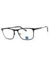Zeiss Zs23126 Men's Rectangular Eyeglasses In Black