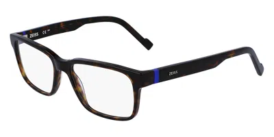 Zeiss Zs23534 Men's Glasses, Tortoiseshell, Size 55 In Brown