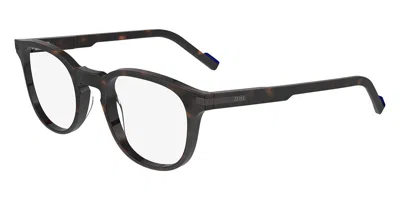 Zeiss Zs23537 Men's Glasses, Tortoiseshell, Size 50 In Brown