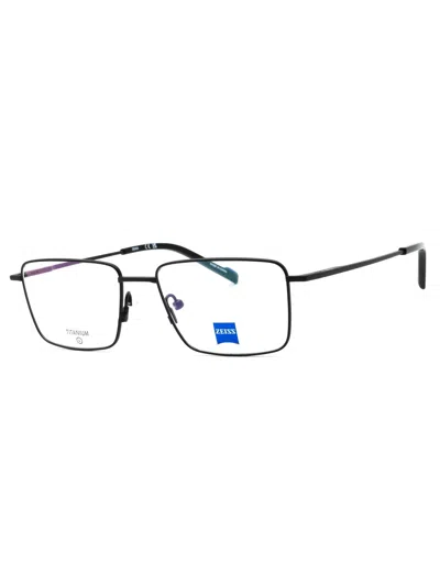 Zeiss Zs24145 Eyeglasses In Matte Black /clear Demo Lens