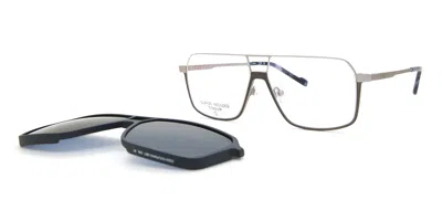 Zeiss Zs24157lpmag-set With Clip-on Men's Glasses, Blue, Size 57