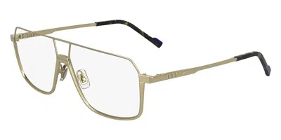 Zeiss Zs24157lpmag-set With Clip-on Men's Glasses, Gold, Size 57