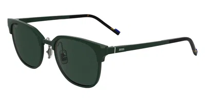 Zeiss Zs24546s 301 Men's Sunglasses  Size 53 In Green