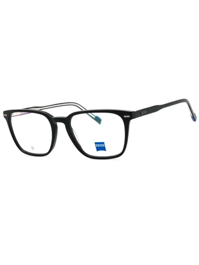 Zeiss Zs24549 Rectangular Eyeglasses For Men In Black