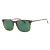 Zeiss Striped Rectangle-frame Sunglasses In White