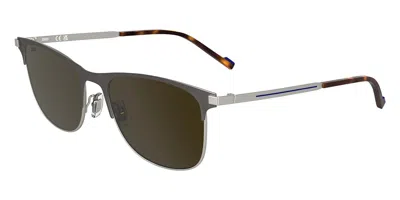 Zeiss Zs25163s 071 Men's Sunglasses Silver Size 55