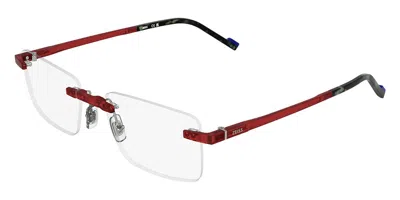 Zeiss Zs25561c 601 Occhiali Da Vista Rossi Per Uomo (solo Montatura)