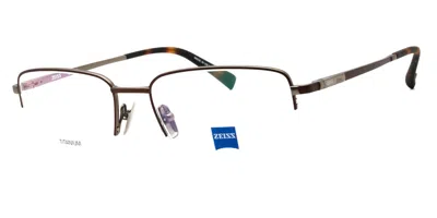 Zeiss Zs40009 Men's Glasses, Brown, Size 53
