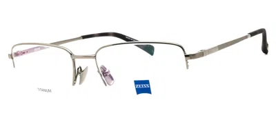 Zeiss Zs40009 Men's Glasses, Gunmetal, Size 53 In Gray