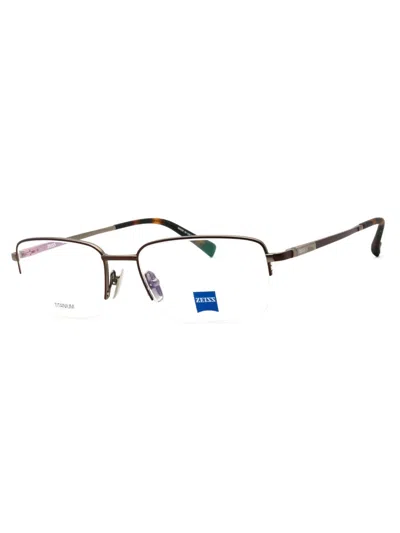 Zeiss Zs49 Eyeglasses In Black/clear Demo Lens