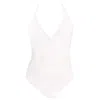 Zelf Intimates Women's Moonlight White Bodysuit Recycled In White