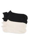 Zella 2-pack Tab Back Gripper Socks In Neutral