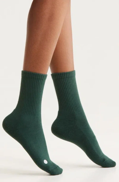 Zella 3-pack Crew Socks In Green