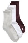 Zella 3-pack Crew Socks In Multi