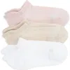Zella 3-pack Tab Ankle Socks In Multi