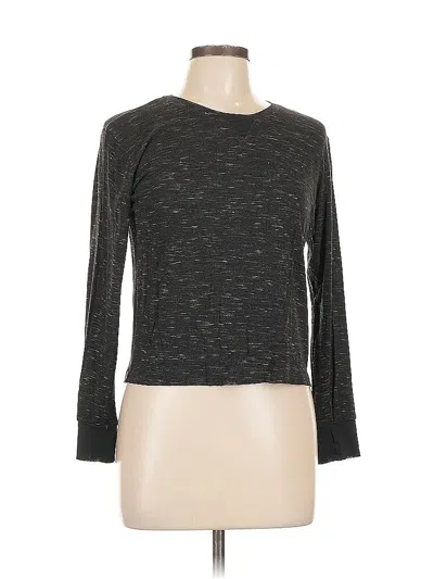 Pre-owned Zella 3/4 Sleeve T-shirt In Gray