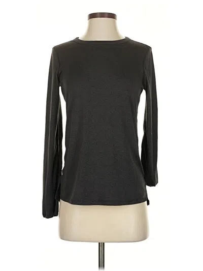 Pre-owned Zella 3/4 Sleeve T-shirt In Gray