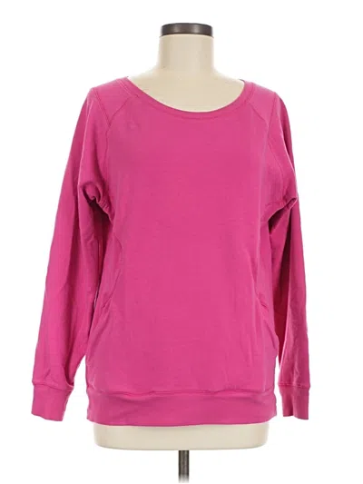 Pre-owned Zella 3/4 Sleeve T-shirt In Pink