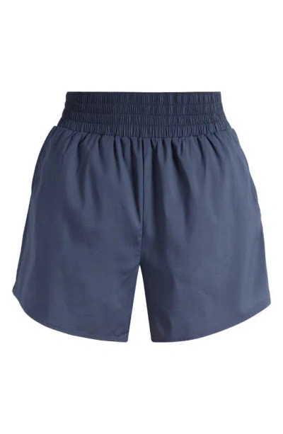 Zella Ace Track Shorts In Navy Sapphire