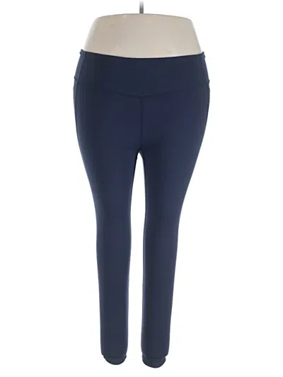 Pre-owned Zella Active Pants In Blue