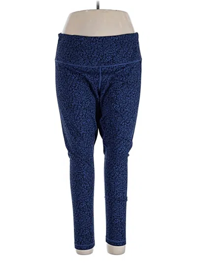 Pre-owned Zella Active Pants In Blue