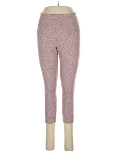 Pre-owned Zella Active Pants In Burgundy