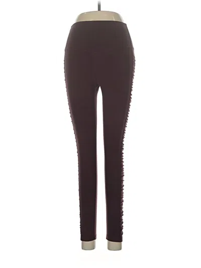 Pre-owned Zella Active Pants In Burgundy