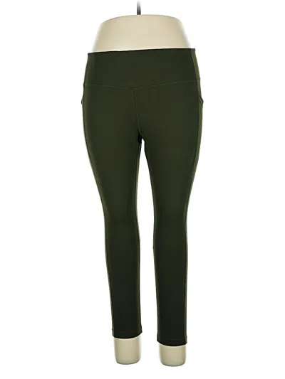 Pre-owned Zella Active Pants In Green
