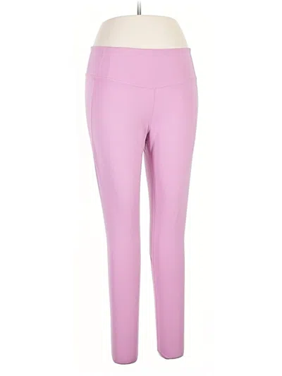 Pre-owned Zella Active Pants In Pink