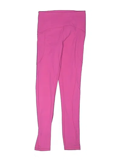 Pre-owned Zella Kids' Active Pants In Pink