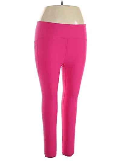 Pre-owned Zella Active Pants In Pink