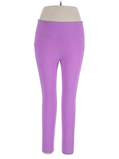 Pre-owned Zella Active Pants In Purple