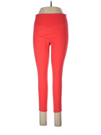 Pre-owned Zella Active Pants In Red