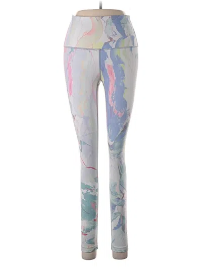 Pre-owned Zella Active Pants In Silver