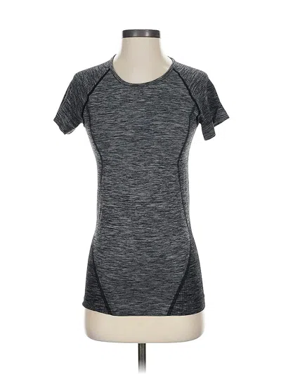 Pre-owned Zella Active T-shirt In Gray