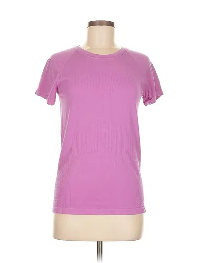 Pre-owned Zella Active T-shirt In Purple