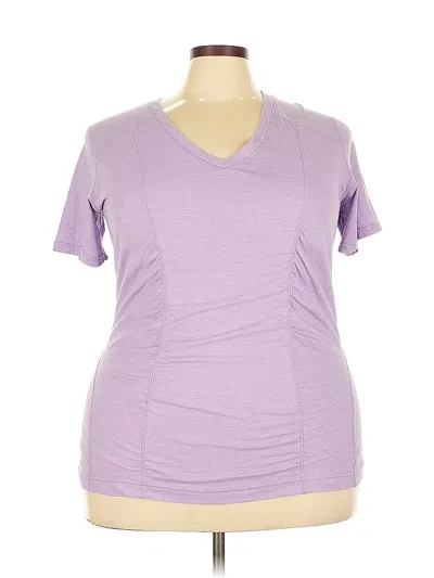 Pre-owned Zella Active T-shirt In Purple