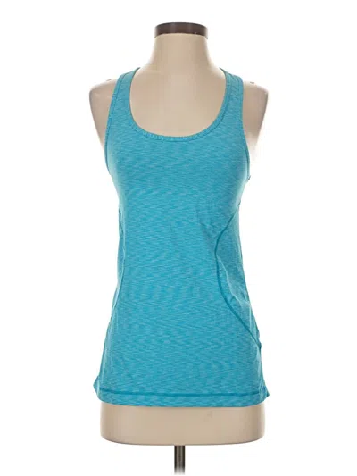 Pre-owned Zella Active Tank Top In Blue