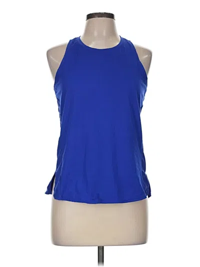 Pre-owned Zella Active Tank Top In Blue
