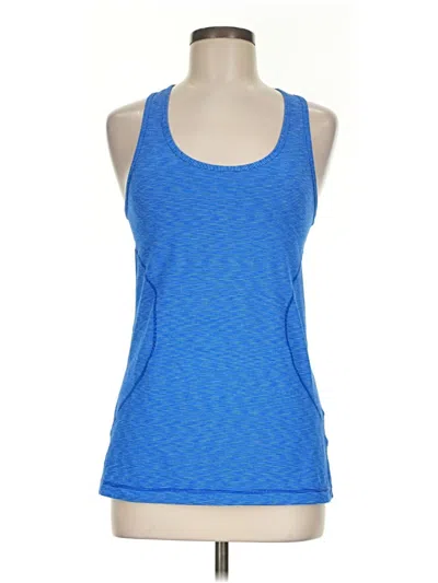 Pre-owned Zella Active Tank Top In Blue