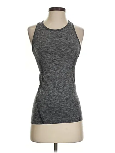 Pre-owned Zella Active Tank Top In Gray