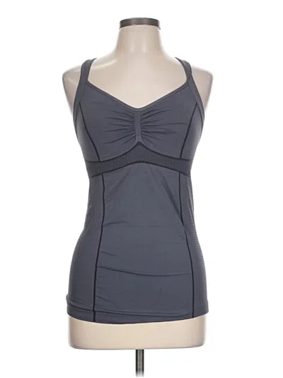 Pre-owned Zella Active Tank Top In Gray