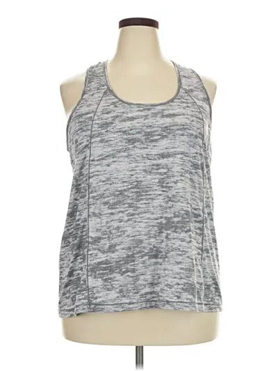Pre-owned Zella Active Tank Top In Gray