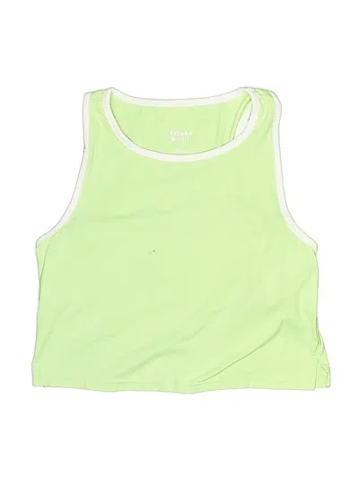 Pre-owned Zella Kids' Active Tank Top In Green