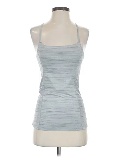 Pre-owned Zella Active Tank Top In Silver