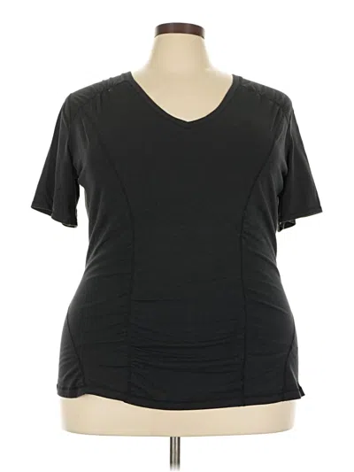 Pre-owned Zella Active T-shirt In Black