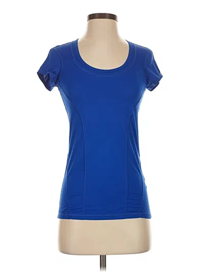 Pre-owned Zella Active T-shirt In Blue