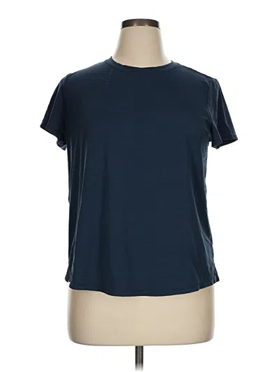 Pre-owned Zella Active T-shirt In Blue