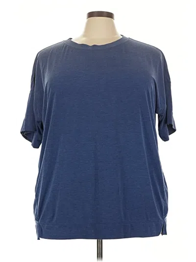 Pre-owned Zella Active T-shirt In Blue